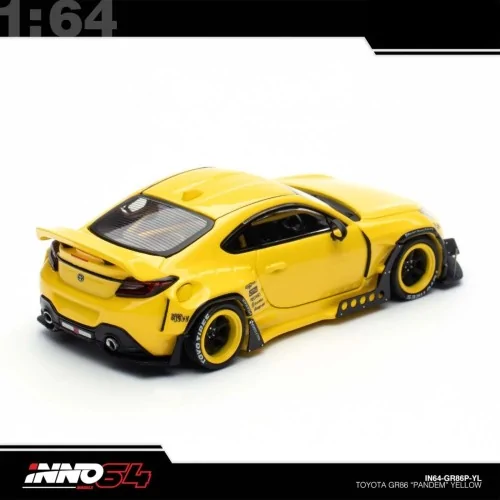 1/64 TOYOTA GR86 "PANDEM" Giallo IN64-GR86P-YL INNO MODELS