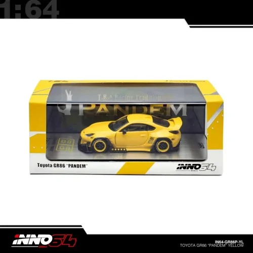 1/64 TOYOTA GR86 "PANDEM" Giallo IN64-GR86P-YL INNO MODELS