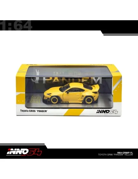 1/64 TOYOTA GR86 "PANDEM" Giallo IN64-GR86P-YL INNO MODELS