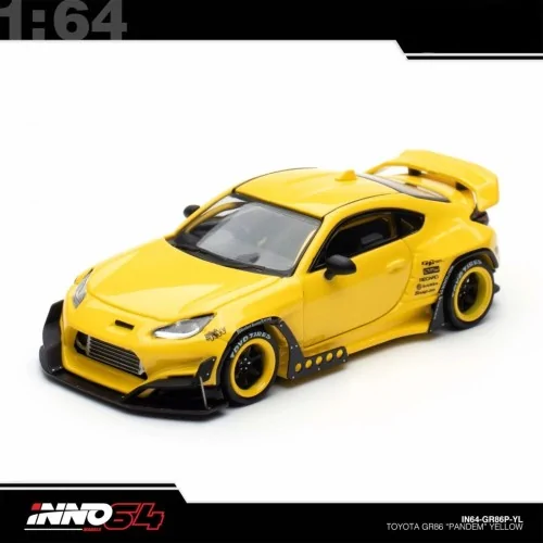 1/64 TOYOTA GR86 "PANDEM" Giallo IN64-GR86P-YL INNO MODELS
