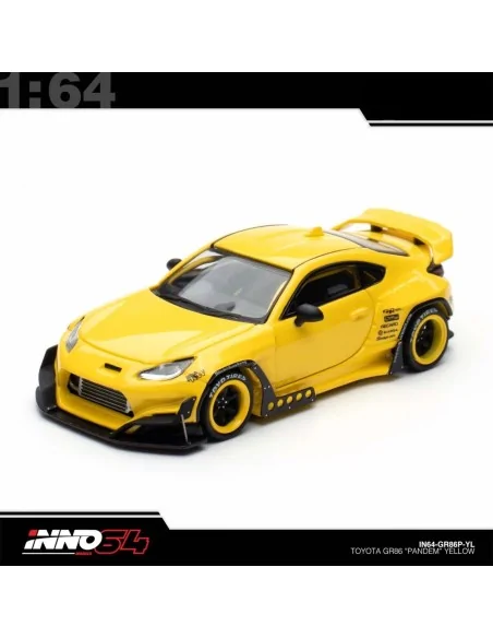 1/64 TOYOTA GR86 "PANDEM" Giallo IN64-GR86P-YL INNO MODELS