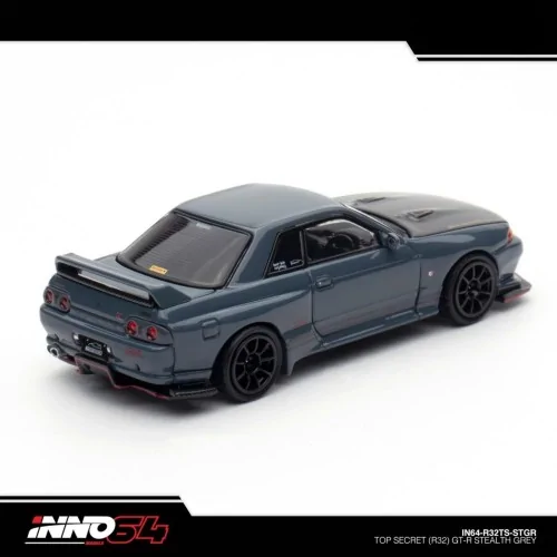 1/64 TOP SECRET Nissan Skyline R32 GT-R Grigio Stealth IN64-R32TS-STGR INNO MODELS