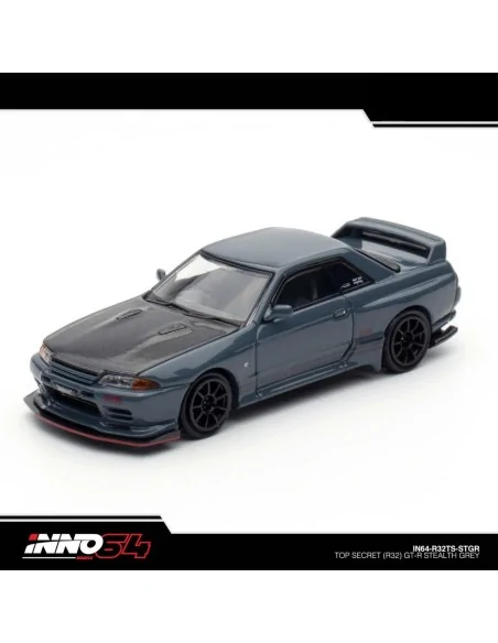 1/64 TOP SECRET Nissan Skyline R32 GT-R Grigio Stealth IN64-R32TS-STGR INNO MODELS