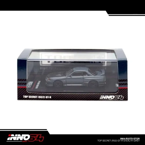 1/64 TOP SECRET Nissan Skyline R32 GT-R Grigio Stealth IN64-R32TS-STGR INNO MODELS