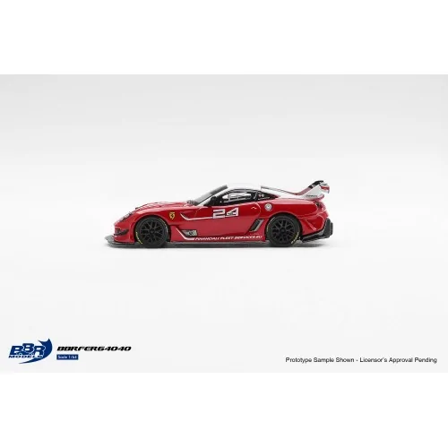 1:64 FERRARI 599XX EVO n24 2011 BBRFER64040 BBR MODELS 1:64