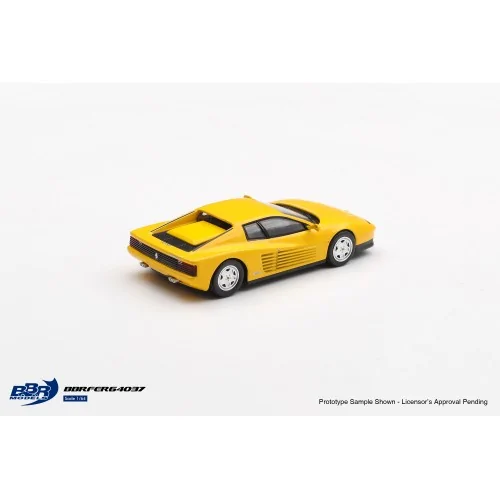 1:64 FERRARI TESTAROSSA GIALLO MODENA 1989 BBRFER64037 BBR MODELS 1:64