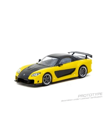 1/64 Mazda RX-7 VeilSide Fortune7 GIALLO T64G-075-YE TARMAC WORKS 1/64 Mazda RX-7 VeilSide Fortune7 GIALLO T64G-075-YE TARMAC WORKS