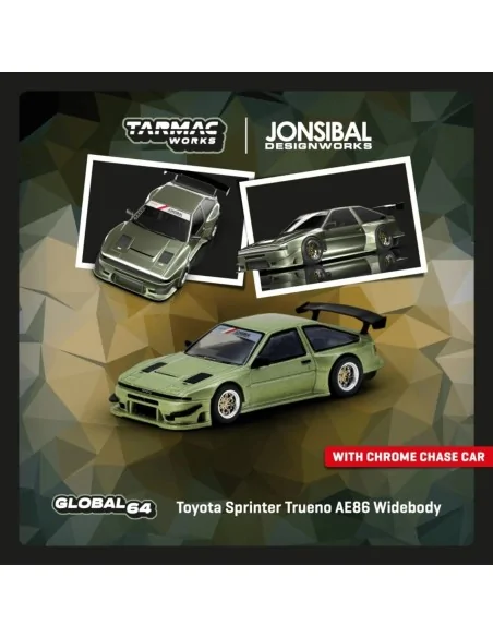 1/64 Toyota Sprinter Trueno AE86 Widebody, Jonsibal T64G-060-GR TARMAC WORKS