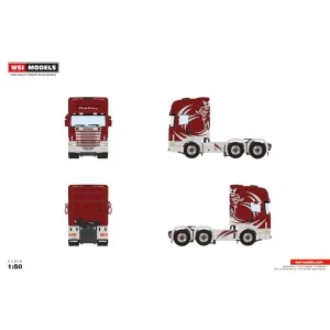 1/50 SCANIA 4 SERIES TOPLINE 6X2 TWIN STEER WSI 04-2248 WSI MODELS