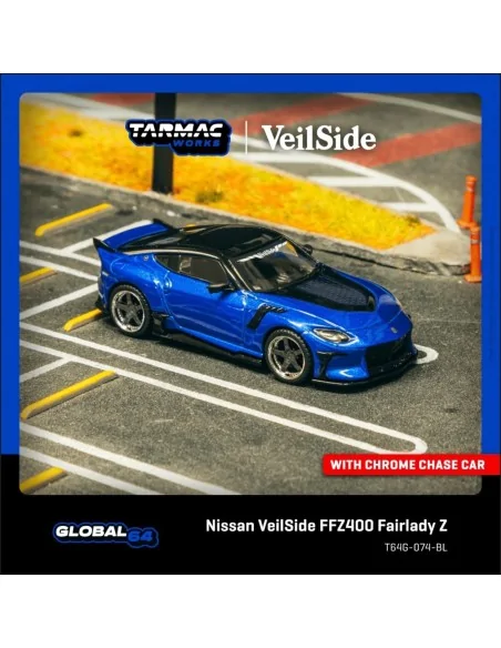1/64 Nissan VeilSide FFZ400 Fairlady Z, blu T64G-074-BL TARMAC WORKS