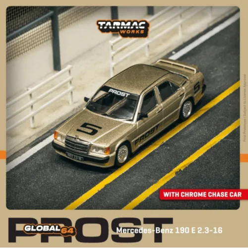 1/64 1984 Mercedes-Benz 190 E 2.3-16, N5 Alain Prost T64G-047-84ROC05 TARMAC WORKS
