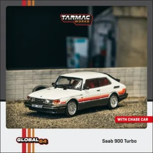 1/64 Saab 900 Turbo White T64G-056-WH TARMAC WORKS