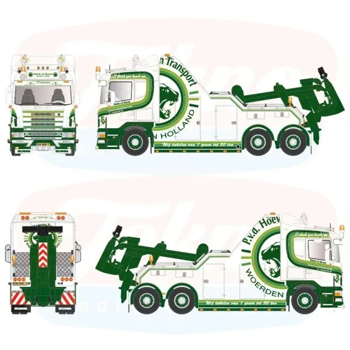 1/50 Patrick van der Hoeven Scania 164-480 Truck Service TEKNO 90353 TEKNO