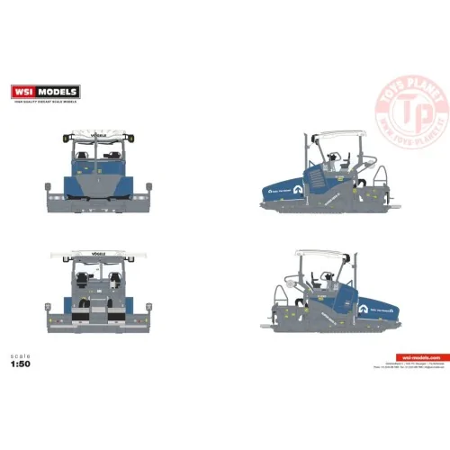VÖGELE SUPER 1800-3 Gebr. van Kessel 1:50 WSI 61-2014 WSI MODELS