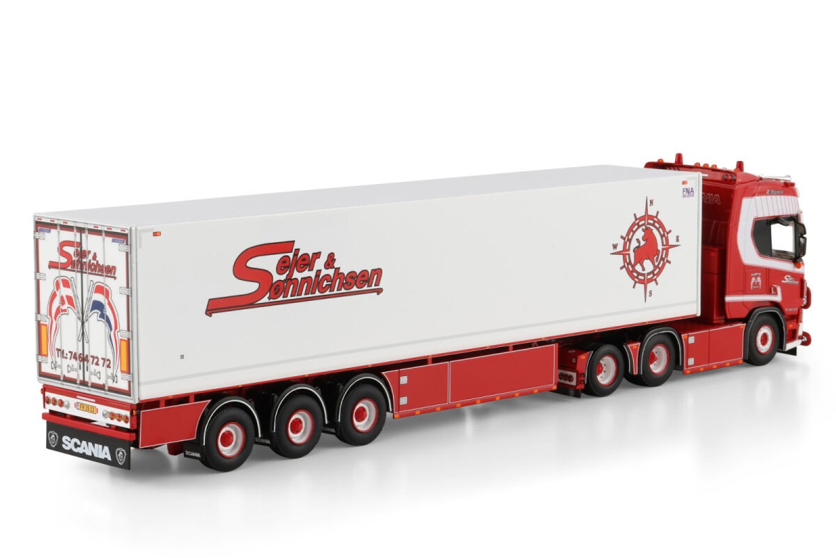 WSI 01-4888 1/50 Sejer & Sonnichsen SCANIA R HIGHLINE CR20H 6X2 TAG