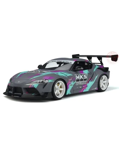 Toyota HKS GR Supra Grey 2019 1:18 GT407 GT SPIRIT