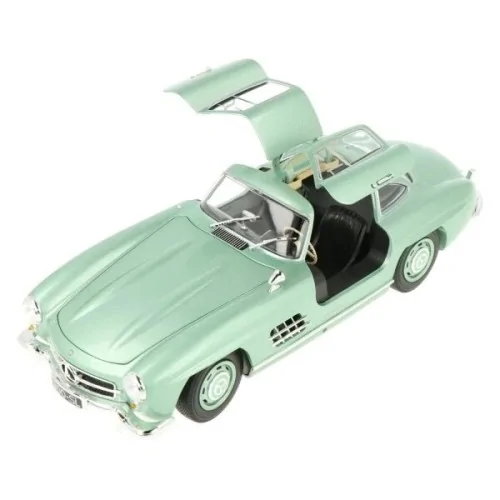 1/18 Mercedes-Benz 300SL 1955 verde chiaro metallizzato W198 Minichamps 110037221 MINICHAMPS