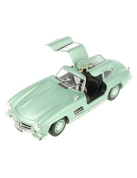 1/18 Mercedes-Benz 300SL 1955 verde chiaro metallizzato W198 Minichamps 110037221 MINICHAMPS 1/18 Mercedes-Benz 300SL 1955 verde chiaro metallizzato W198 Minichamps 110037221 MINICHAMPS
