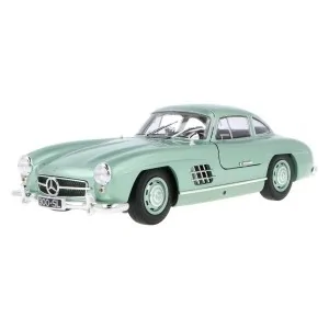 1/18 Mercedes-Benz 300SL 1955 verde chiaro metallizzato W198 Minichamps 110037221 MINICHAMPS