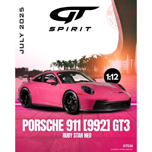 1:12 PORSCHE 911 [992] GT3 RUBY STAR NEO 2021 GT536 GT SPIRIT