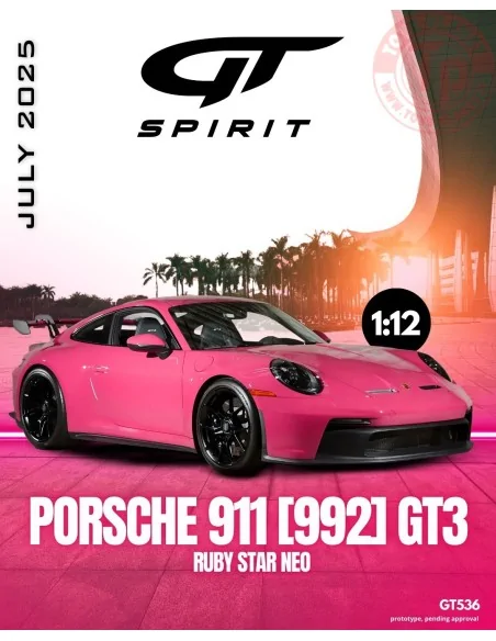 1:12 PORSCHE 911 [992] GT3 RUBY STAR NEO 2021 GT536 GT SPIRIT