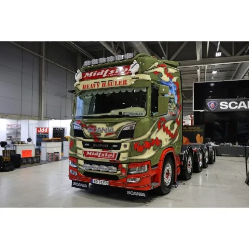 1/50 Midtstøl SCANIA R HIGHLINE CR20H 8X4 WITH ADD ON AXLE WSI 01-5316 WSI MODELS