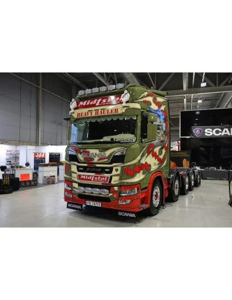 1/50 Midtstøl SCANIA R HIGHLINE CR20H 8X4 WITH ADD ON AXLE WSI 01-5316 WSI MODELS