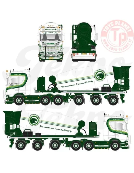 Scania NG 530S Highline betonmixer Patrick van der Hoeven TEKNO 86681 TEKNO Scania NG 530S Highline betonmixer Patrick van der Hoeven TEKNO 86681 TEKNO