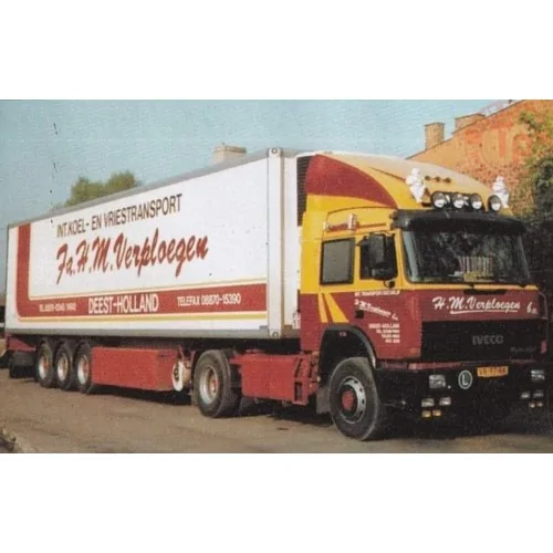 Iveco TurboStar 190-48 con semirimorchio frigo H.M. Verploegen 1:50 TEKNO 86836 TEKNO