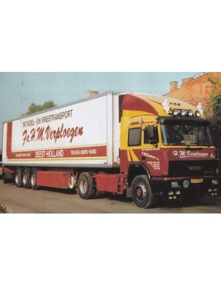 Iveco TurboStar 190-48 con semirimorchio frigo H.M. Verploegen 1:50 TEKNO 86836 TEKNO Iveco TurboStar 190-48 con semirimorchio frigo H.M. Verploegen 1:50 TEKNO 86836 TEKNO