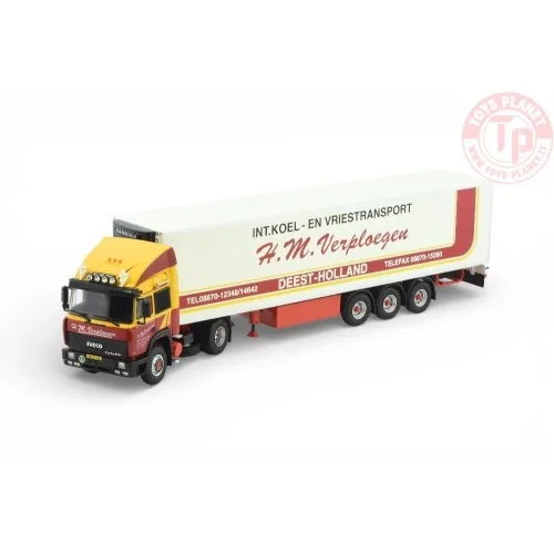 Iveco TurboStar 190-48 con semirimorchio frigo H.M. Verploegen 1:50 TEKNO 86836 TEKNO