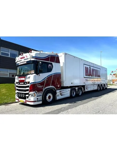 1/50 Morten Christensen - Håkull Scania NGS Highline 6x2 met 3-assige gesloten oplegger TEKNO 90087 TEKNO 1/50 Morten Christensen - Håkull Scania NGS Highline 6x2 met 3-assige gesloten oplegger TEKNO 90087 TEKNO