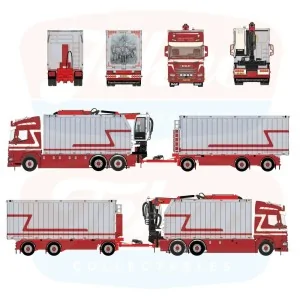 1/50 G&J van Leeuwen DAF XF mest combinatie TEKNO 90578 TEKNO