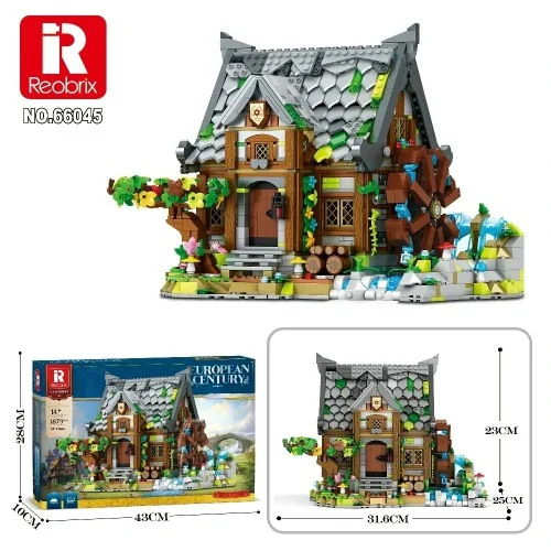 Medieval Mill 1873pz REOBRIX 66045 REOBRIX