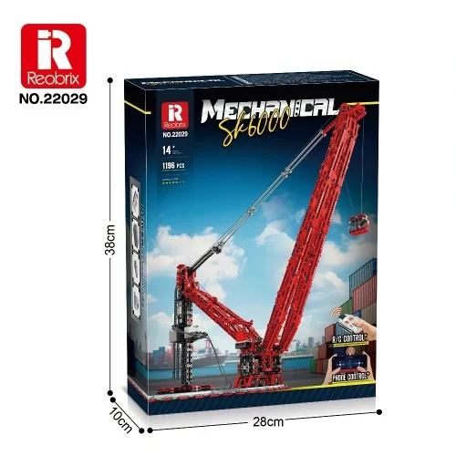 Gru su rotaia radiocomandata 1196 pz REOBRIX 22029 REOBRIX