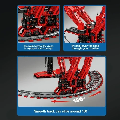 Gru su rotaia radiocomandata 1196 pz REOBRIX 22029 REOBRIX