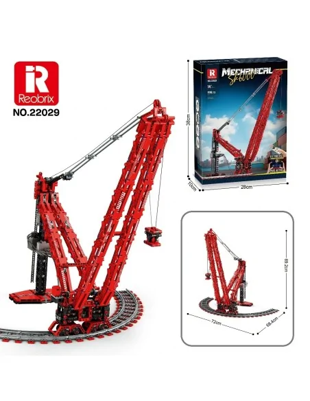 Gru su rotaia radiocomandata 1196 pz REOBRIX 22029 REOBRIX