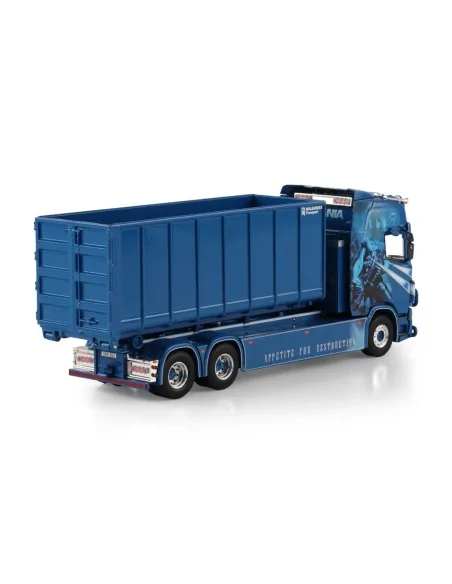 1/50 Molander SCANIA S HIGHLINE CS20H RIGED TRUCK WITH HOOKLIFT SYSTEM 6X2 TAG AXLE + 40M3 CONTAINER WSI 01-4882 WSI MODELS
