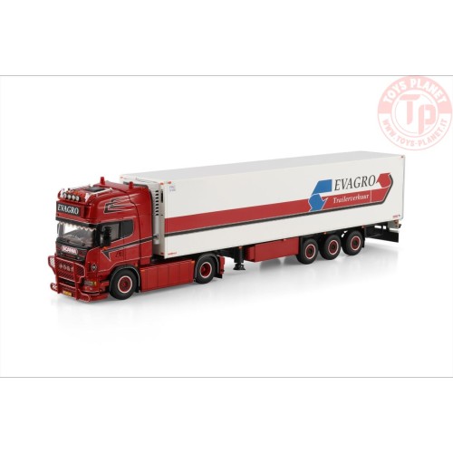 SCANIA TOPLINE 赤 フルトレーラー 1/50 スカニア R-Streamline 1/50 TEKNO 建設機械模型– ラストホビー