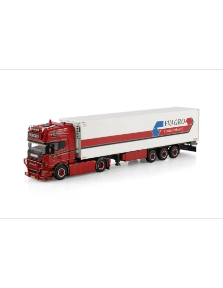 1/50 SCANIA R6 TOPLINE 4X2 REEFER TRAILER - 3 AXLE Evagro WSI 01-4996 WSI MODELS