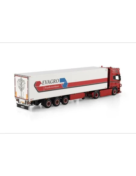 1/50 SCANIA R6 TOPLINE 4X2 REEFER TRAILER - 3 AXLE Evagro WSI 01-4996 WSI MODELS