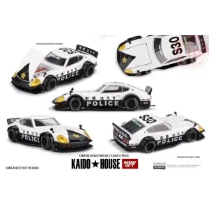 1:64 NISSAN FAIRLADY Z KAIDO GT POLICE 1978 KHMG208 MINI GT