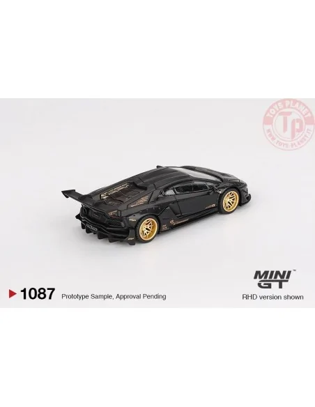 1:64 LAMBORGHINI AVENTADOR LBWORKS LIMITED EDITION MATTE BLACK 2025 MGT01087-L MINI GT