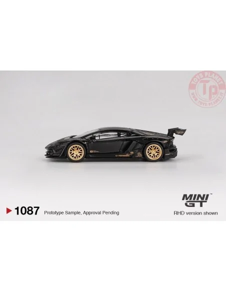 1:64 LAMBORGHINI AVENTADOR LBWORKS LIMITED EDITION MATTE BLACK 2025 MGT01087-L MINI GT