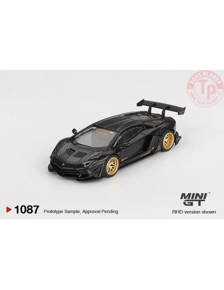 1:64 LAMBORGHINI AVENTADOR LBWORKS LIMITED EDITION MATTE BLACK 2025 MGT01087-L MINI GT