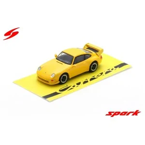 1/64 PORSCHE 911(993) RS Clubsport 1995 Jaune/Noir SPARK 64SP007-F SPARK 1:64