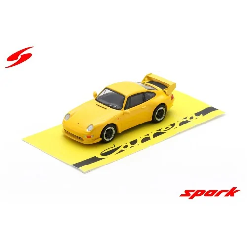 1/64 PORSCHE 911(993) RS Clubsport 1995 Jaune/Noir SPARK 64SP007-F SPARK 1:64