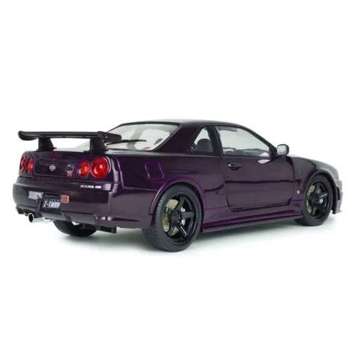 1/18 NISSAN SKYLINE (R34) GT-R Z TUNE 1999 MIDNIGHT PURPLE S1804311 SOLIDO
