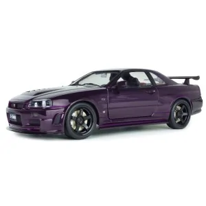 1/18 NISSAN SKYLINE (R34) GT-R Z TUNE 1999 MIDNIGHT PURPLE S1804311 SOLIDO