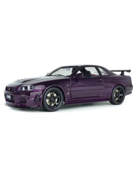 1/18 NISSAN SKYLINE (R34) GT-R Z TUNE 1999 MIDNIGHT PURPLE S1804311 SOLIDO